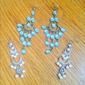 Two pairs of earrings