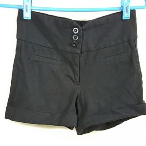 Stretchy high waisted shorts