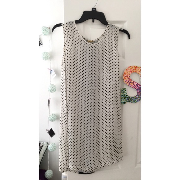 Rebecca Minkoff black and white polka dot dress