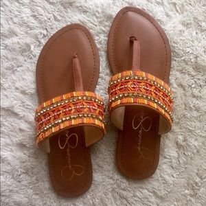 Jessica Simpson thong sandals