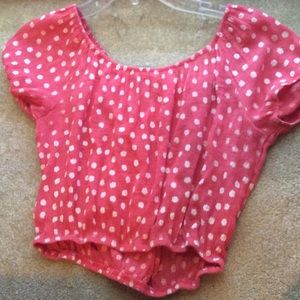 Floral print crop top