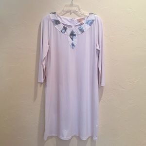 Michael Kors White Embroidered Dress