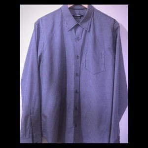 Club Monaco Mens Dress Shirt-Sz L + FREE NECKTIE