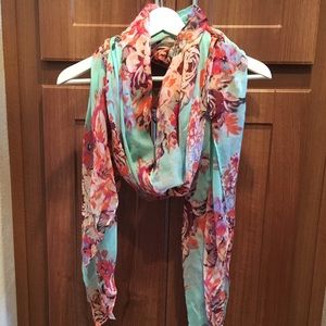 Zara floral scarf
