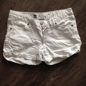 White Mossimo Jean Shorts