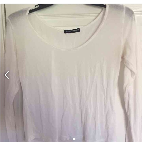 White Brandy Melville long sleeve