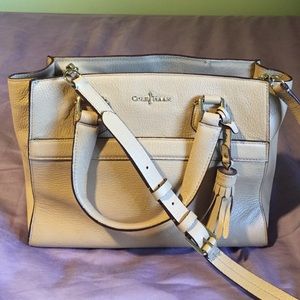 PRICE DROP COLE HAAN NUDE SATCHEL  CROSSBODY STRAP
