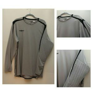 Umbro grey goal keeper jersey