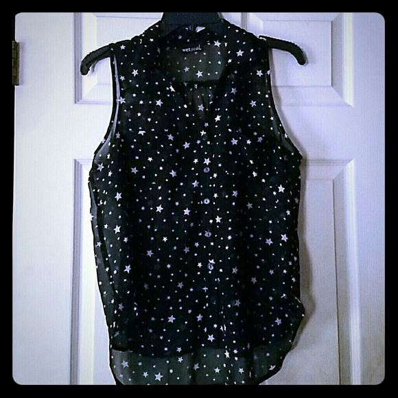 Wet Seal Translucent Top - Picture 1 of 1