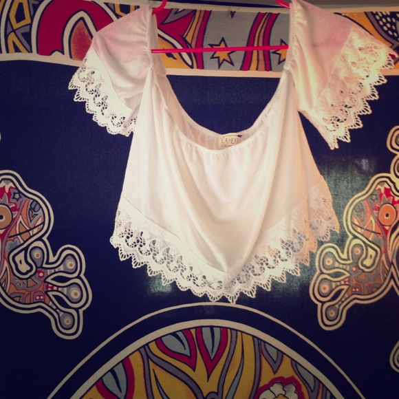 LA hearts crop top (Pac Sun)