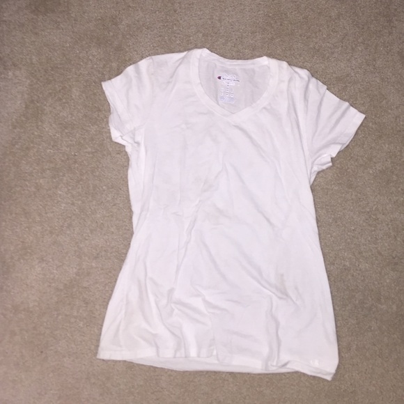 White v neck shirt