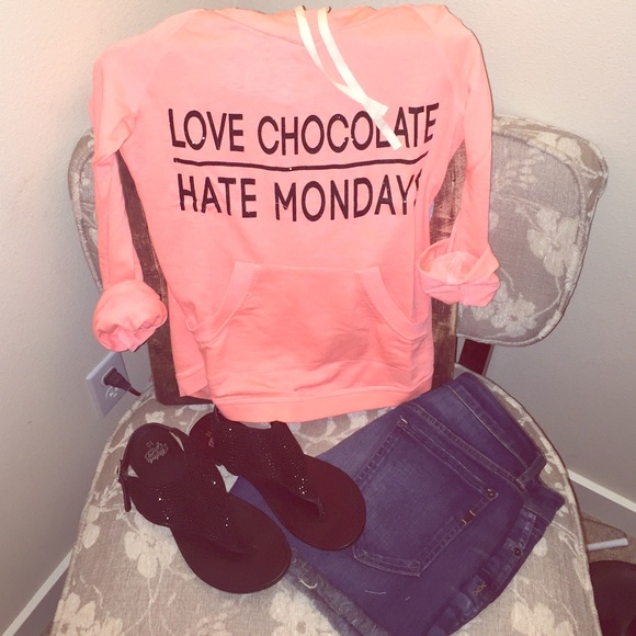 BOGO Neon Coral Hoodie