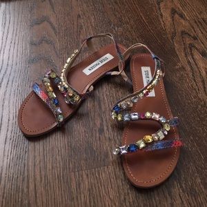 Steve Madden Jeweled Sandals
