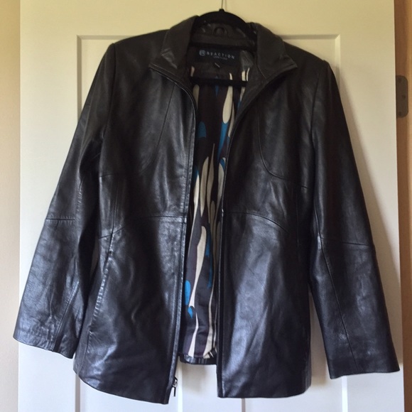 Sleek Leather Jacket