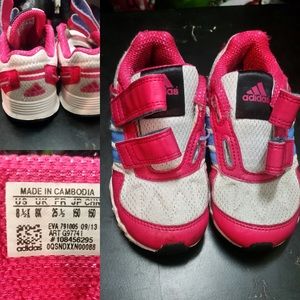 Toddler girl Adidas tennis shoes