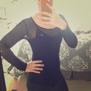 LA Hearts black leotard