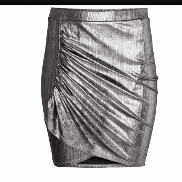 Metallic skirt from H&M