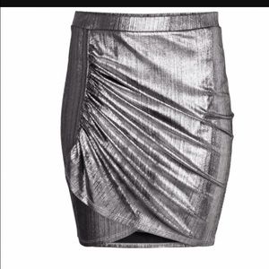 Metallic skirt from H&M