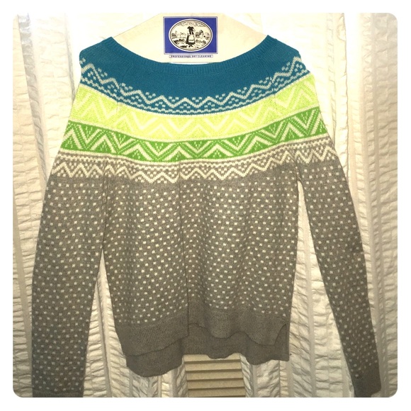 A long sweater with cool designs