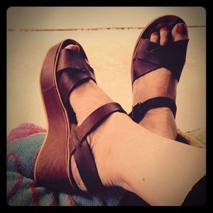 Kork-Ease Ava Platform Sandals Size 8/39