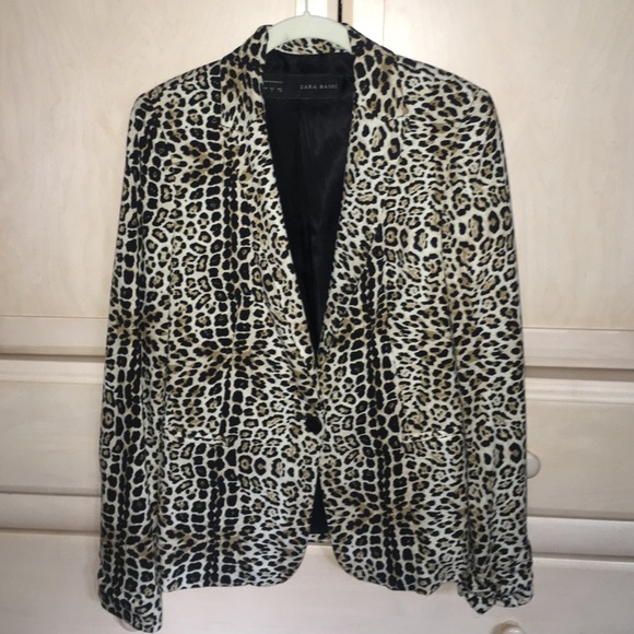 Zara Leopard Blazer