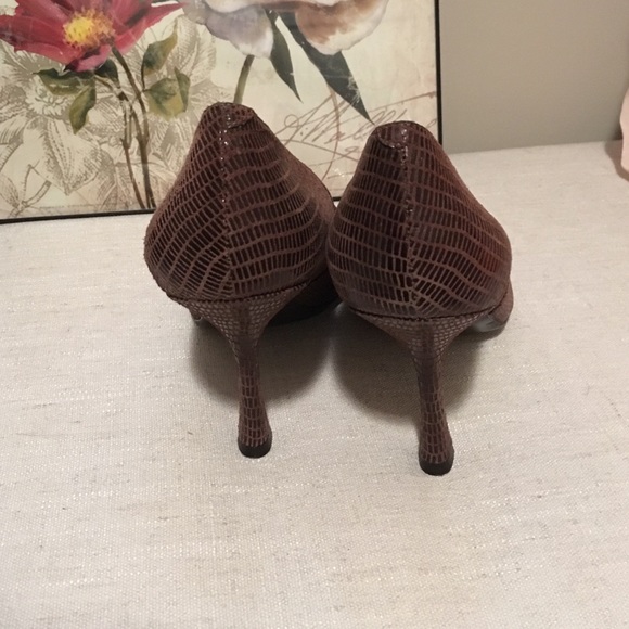 Lizard print pumps - Picture 3 of 4