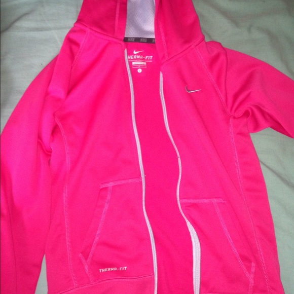 Pink nike jacket