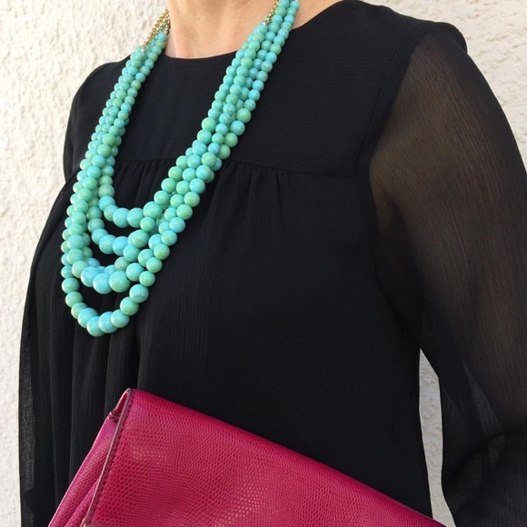 Handmade turquoise necklace - Picture 6 of 8