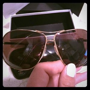 Chanel aviator sunglasses