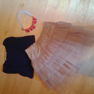 BCBG nude mini tutu