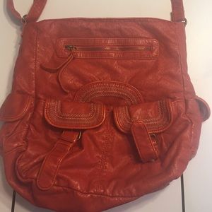 Pleather Handbag