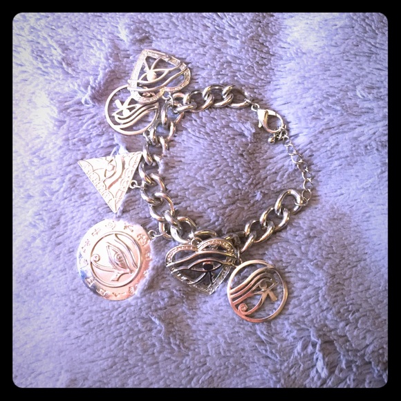 Silver Evil Eye Bracelet