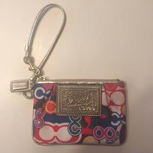 Coach Poppy Wristlet