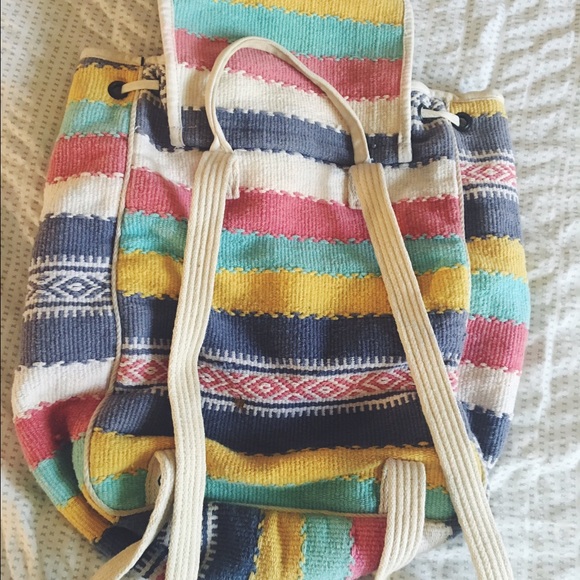 Boho Woven Backpack - image 2