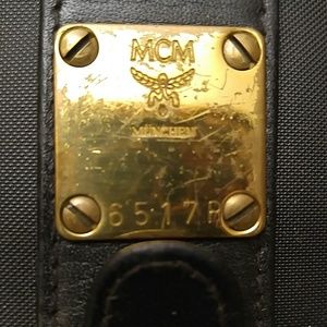 Authentic crossbody  MCM. Purse Black