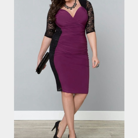 Kiyonna Dresses & Skirts - NWT Valentina Illusion dress