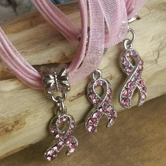 💞ADD ON 💞Pink Ribbon Necklace