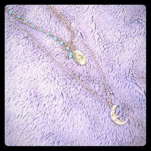 Gold Moon Necklace