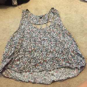 Floral crop top