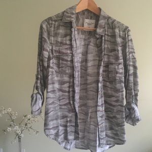 American Eagle Camo Flannel