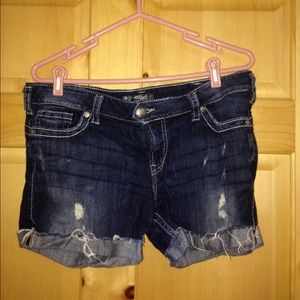 Like new silver jeans