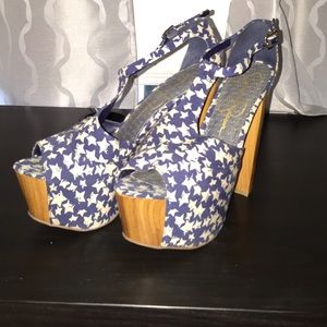Jessica Simpson platform heels