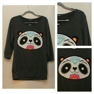 Hot Topic Panda sweatshirt/tunic