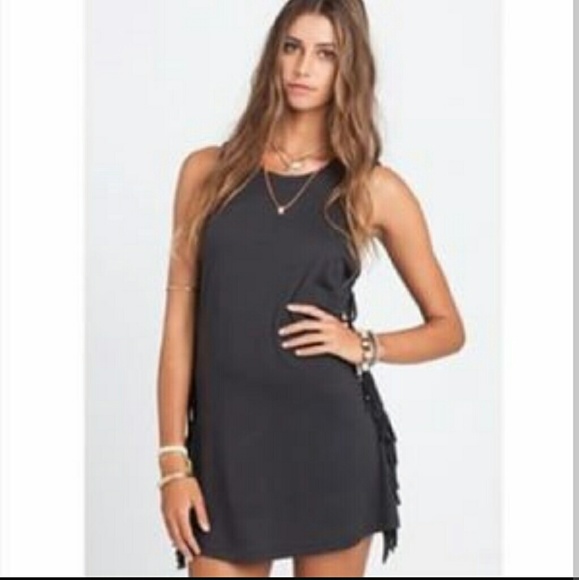 Billabong Black Fringe Dress