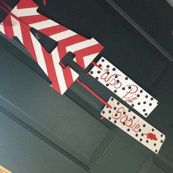 Door Decoration.Arkansas Razorbacks Custom aval - Picture 2 of 2