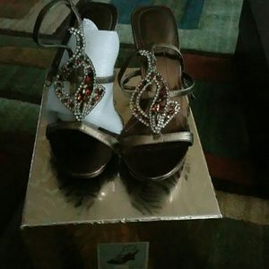 Used baby phat wedge heels