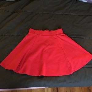 Red Skater Skirt