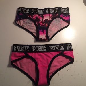 BRAND NEW 2 Pink Victorias Secret Panties