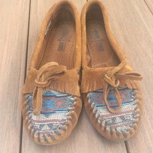Suede Minnetonka Moccasins