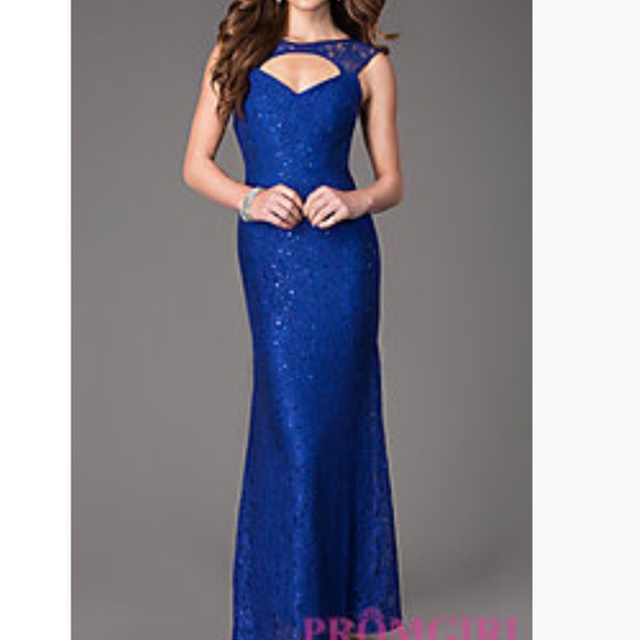 Royal blue prom, pageant, formal gown